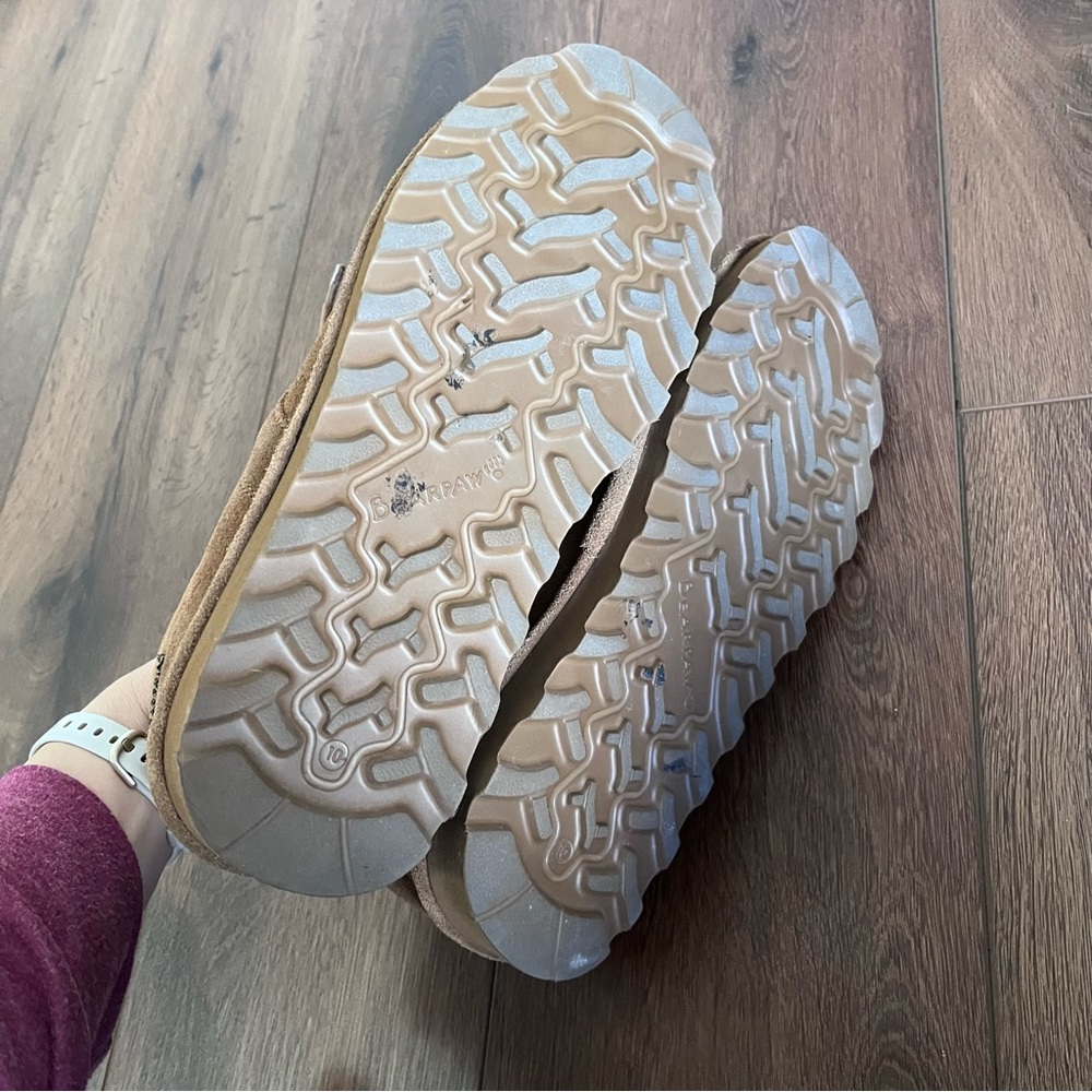 Bearpaw Tan Leather Chukka Ankle Boots, Size 10 - image 8